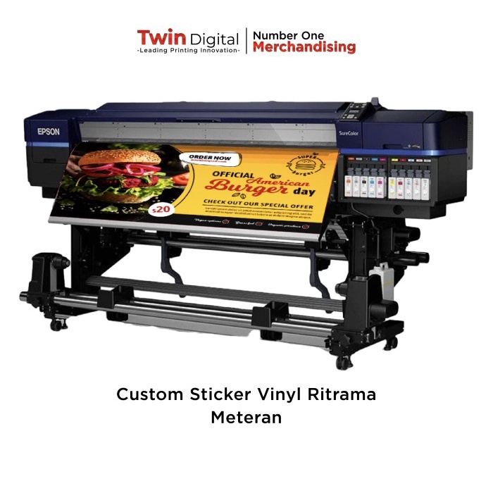 

Terlaris Print Sticker Vinyl Ritrama Meteran / Sticker Label