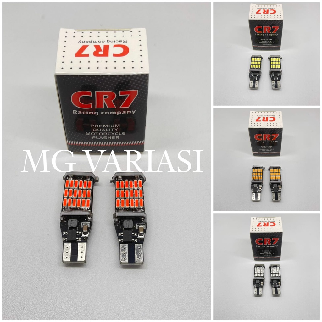 PROMO 1 PAKET LAMPU SEIN SEN DAJJAL 45MATA SUPER TERANG DAN FLASER SEN CR7 / LAMPU SEN DAJJAL