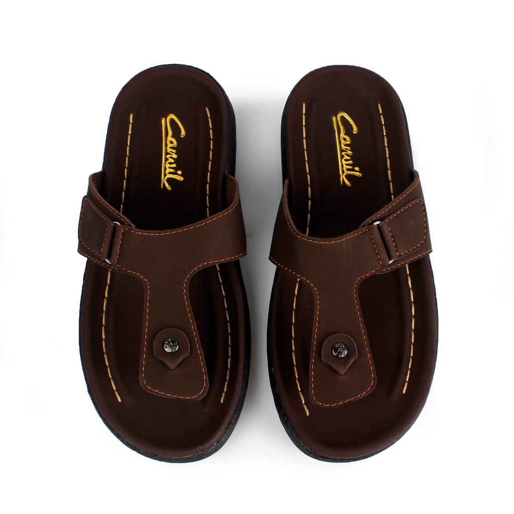 Sandal Kulit Pria Model Casual Terbaru CV 02