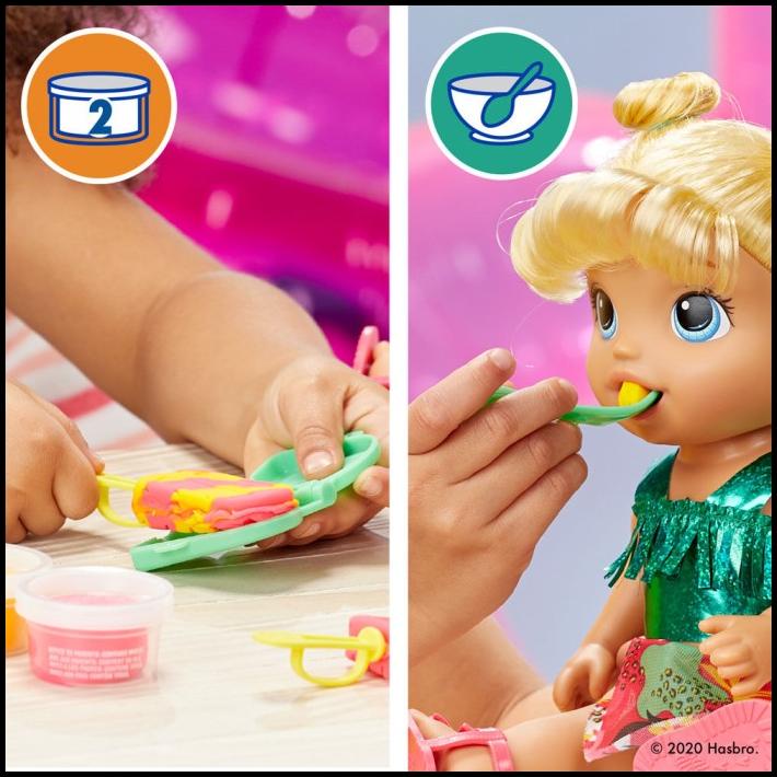Baby Alive Sunshine Snack Doll Boneka Bisa Makan Pipis Pups