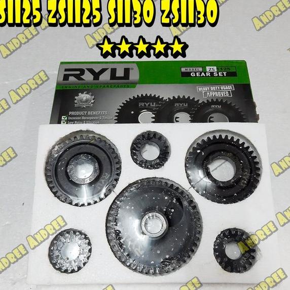 S1125 ZS1125 S1130 ZS1130 28Hp 30 Hp Gear Gigi Set RYU Dongfeng Dong Feng S-1125 ZS-1125 S-1130 ZS-1