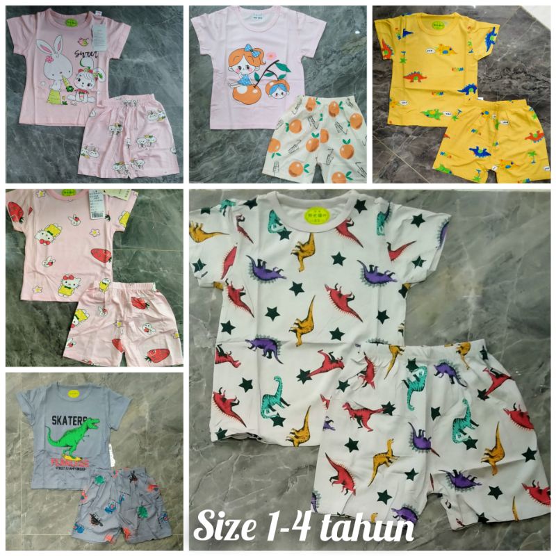 Piyama anak cotton organik