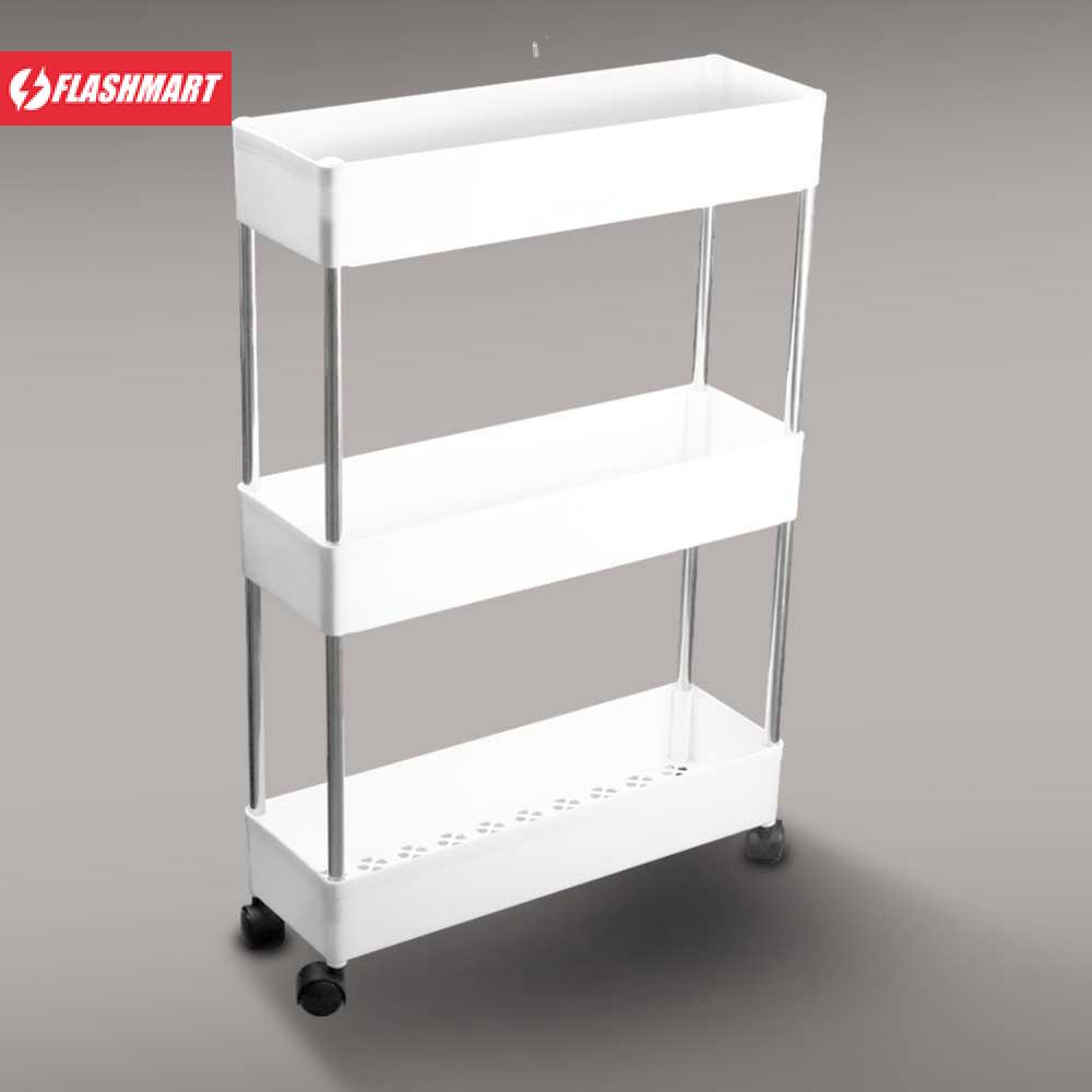 Flashmart Rak Laci Tingkat Dapur Kitchen Storage Rack 3 Layer - F31793