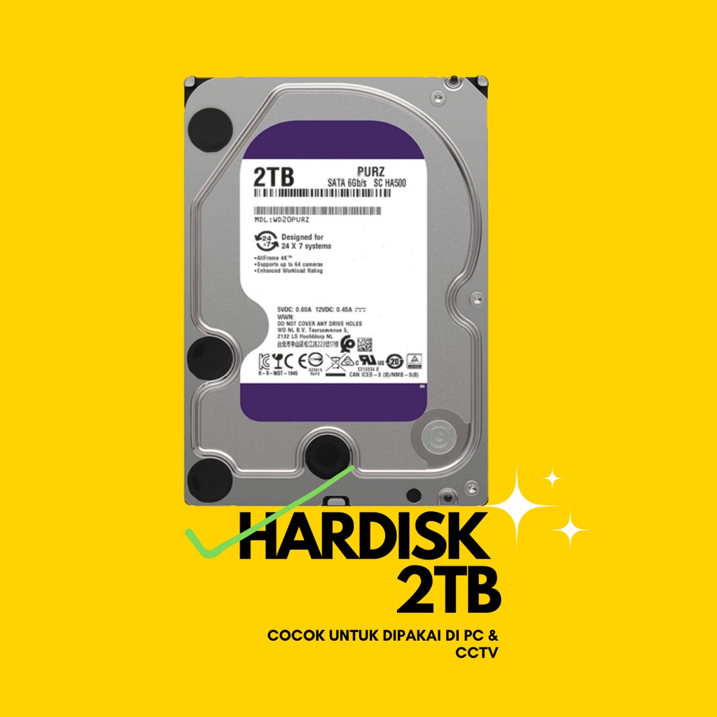Hardisk PC / CCTV SATA 2TB