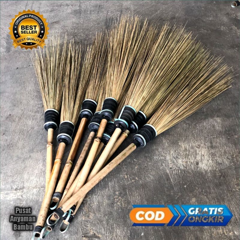 Sapu Lidi Gagang / Sapu Lidi Taman / Sapu Lidi Jalanan / Sapu Lidi Halaman Kuat dan Awet