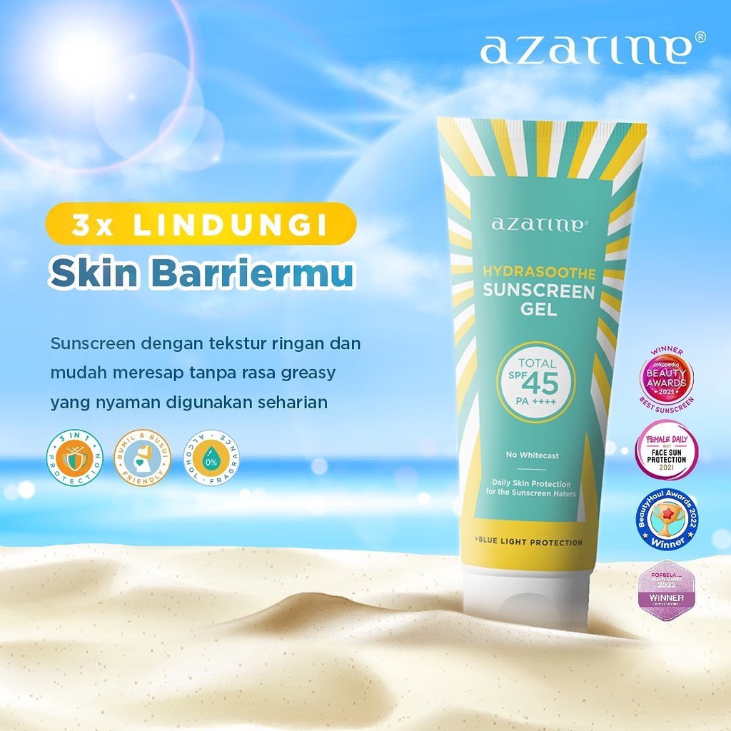 Sunscreen - Azarine Hydrasoothe Sunscreen Gel
