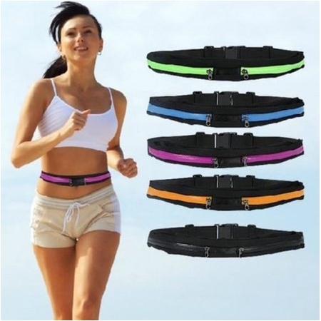 Tas Pinggang Olahraga Weist Bag Jogging Pocket Running Belt