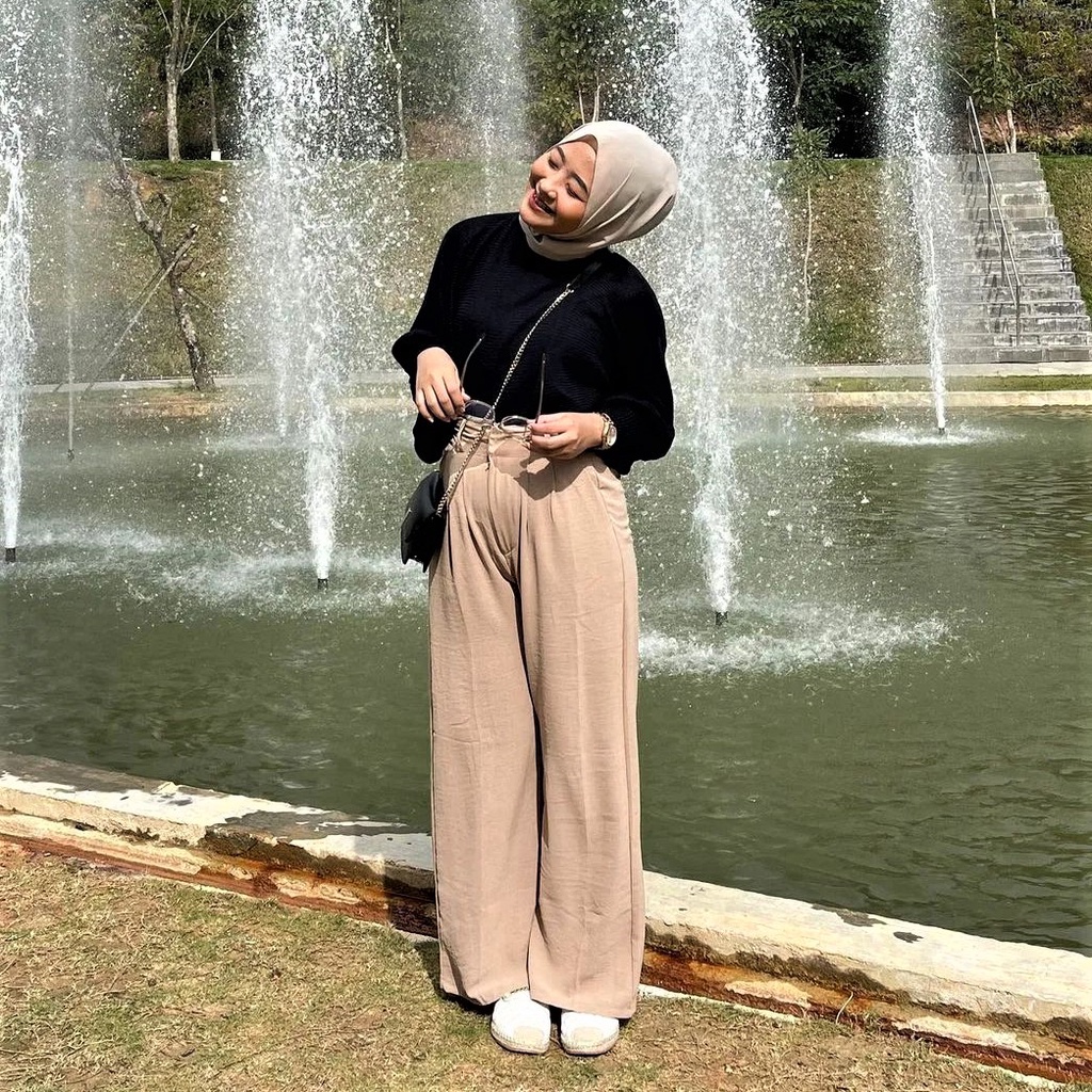 Setelan Amina - One Set 3in1 - Ootd Wanita set - Setelan Wanita Ootd Muslim - Outfit Wanita Satu Set