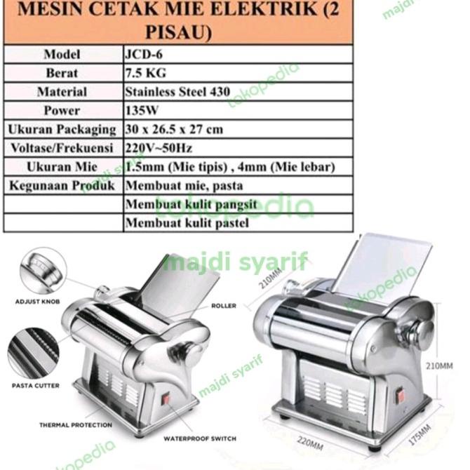 Mesin Mie Listrik Kulit Pangsit Molen Gilingan Bakmi [Cod]