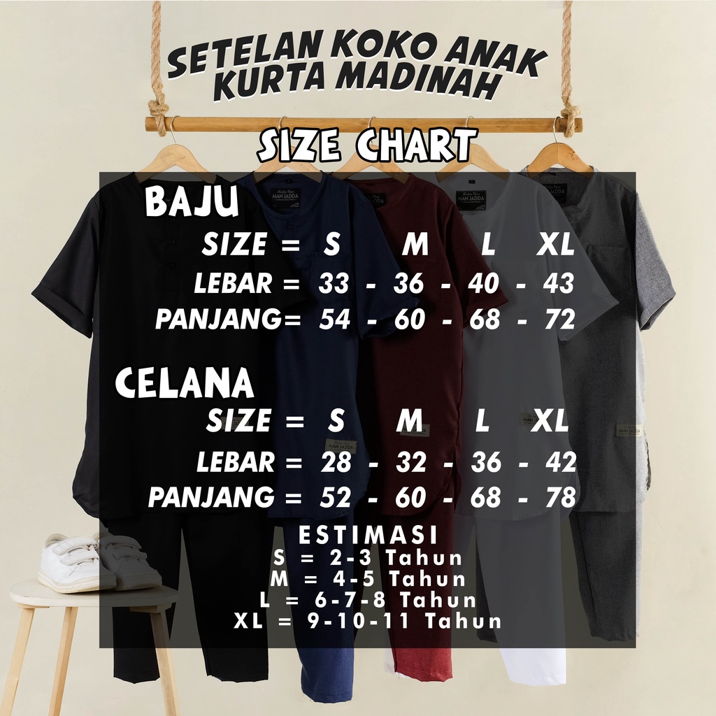 11 - 11 SALE Manjadda Setelan Koko Anak 2-11 Tahun Baju Muslim Anak Stelan Kurta Anak Baju Lebaran  Anak 2-11 Tahun Katun Madinah - Setelan Kurta Pakistan Anak - Setelan Gamis Anak Laki Laki