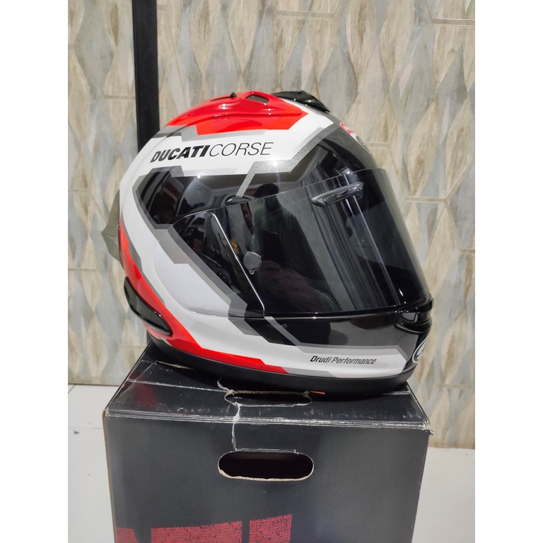 ARAI RX7V DUCATI CORSE V5 | helm full face eropa