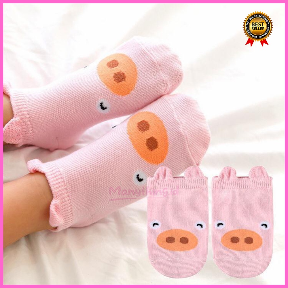 Kaos kaki bayi / kaos kaki anak / kaos kaki anti slip CUTE ANIMAL / baby socks / Kaos Kaki Penghangat / Karakter Lucu / Warna Warni / Kaos Kaki Import