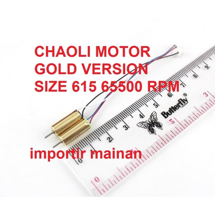 CHAOLI motor GOLD version size 615 65500 rpm for JJRC H36 H8 mini ( lavar stores id )