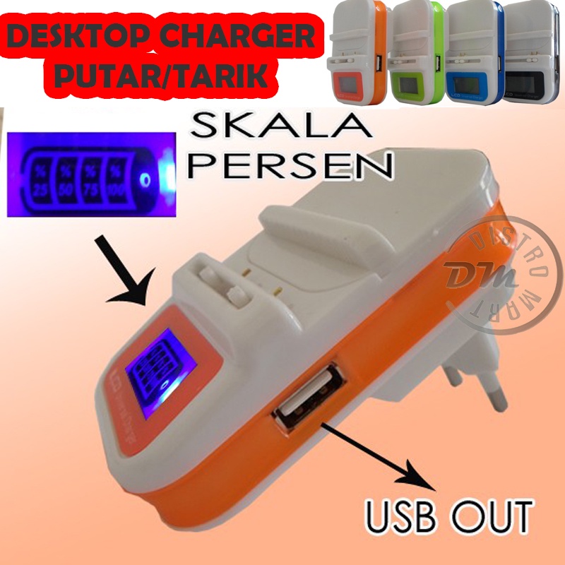 Universal Desktop Charger Jepit /Carger Kodok