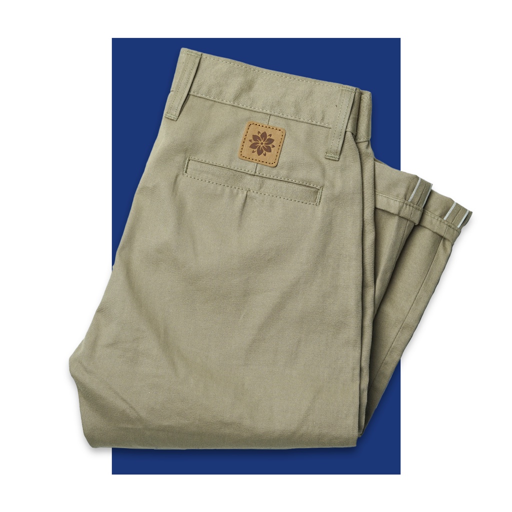 The Denim Station - ABYASA Khaki Selvedge Pants (Ready Stock)