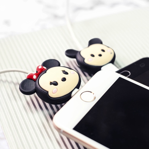 ❤ IJN ❤ TSUM TSUM - Cable Bite/ Pelindung Ujung Kabel/ Cable Saver/ Cable Protector