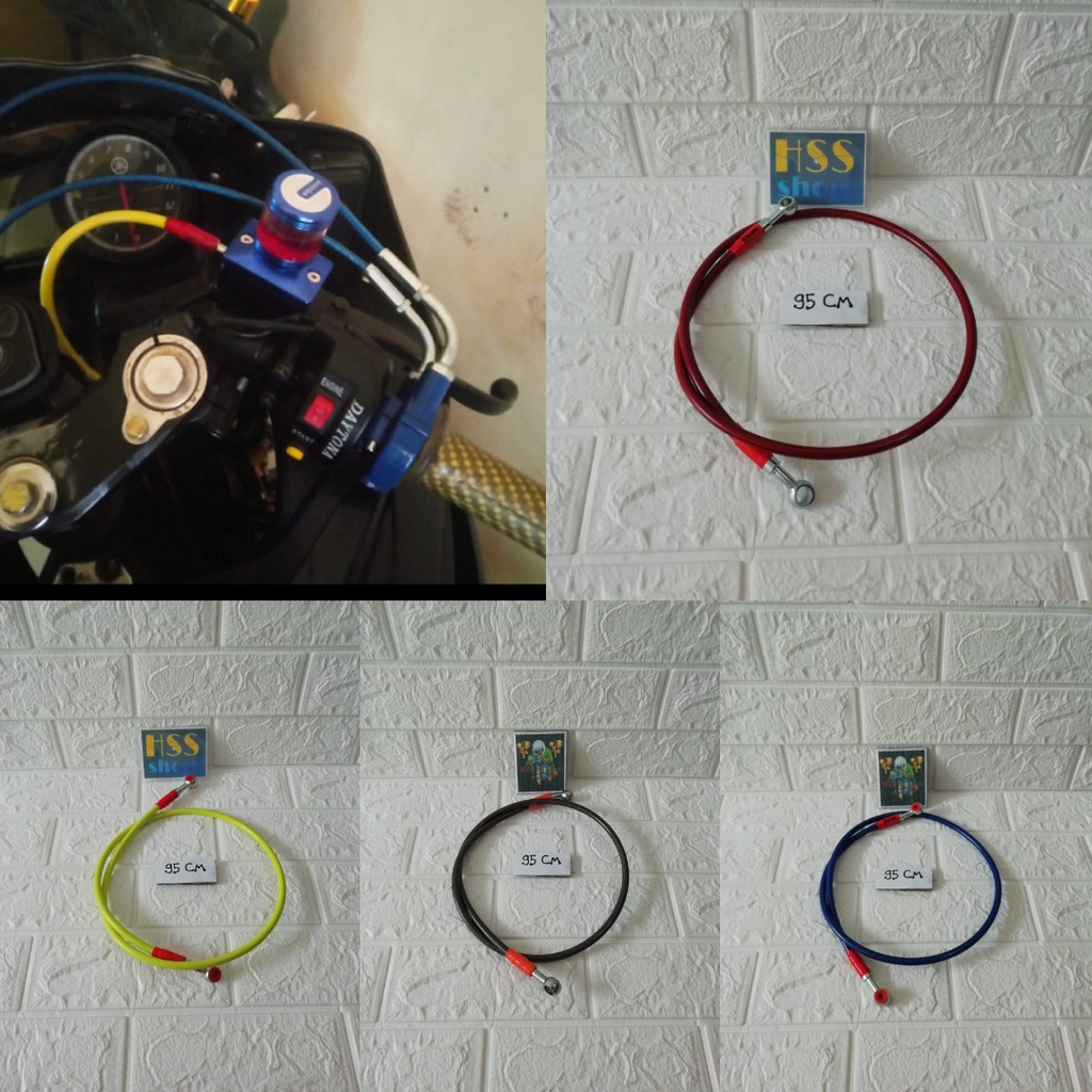 Selang Rem Depan Variasi = Ninja 250, Vixion, Rx king, R-15, Ninja 150 R, Mega Pro, Byson, Scorpio Z