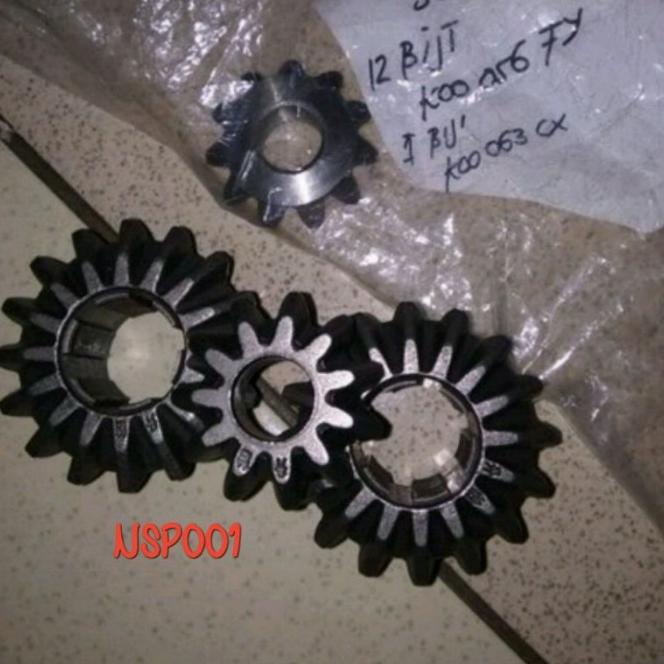 Pinion Gear Gir Gigi Gardan Side Gear Motor Roda 3 16T Sama 11T Viar