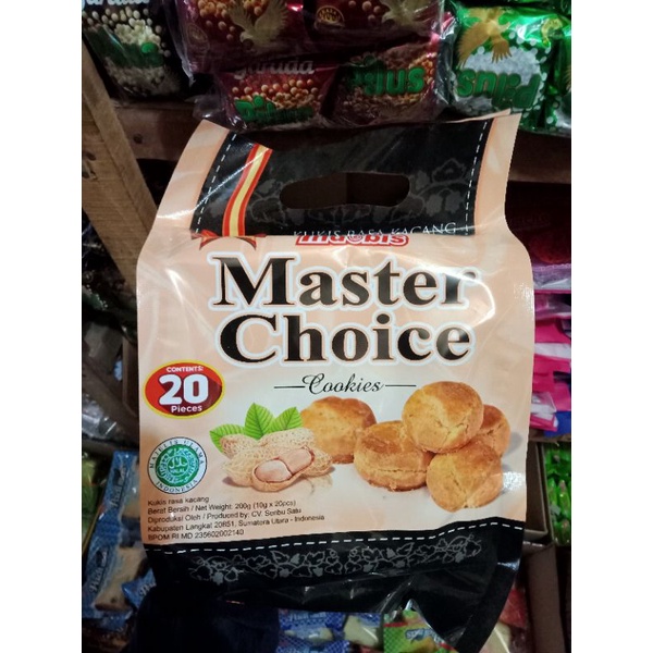 

Master Choice Kukis Rasa Kacang 20Pcs