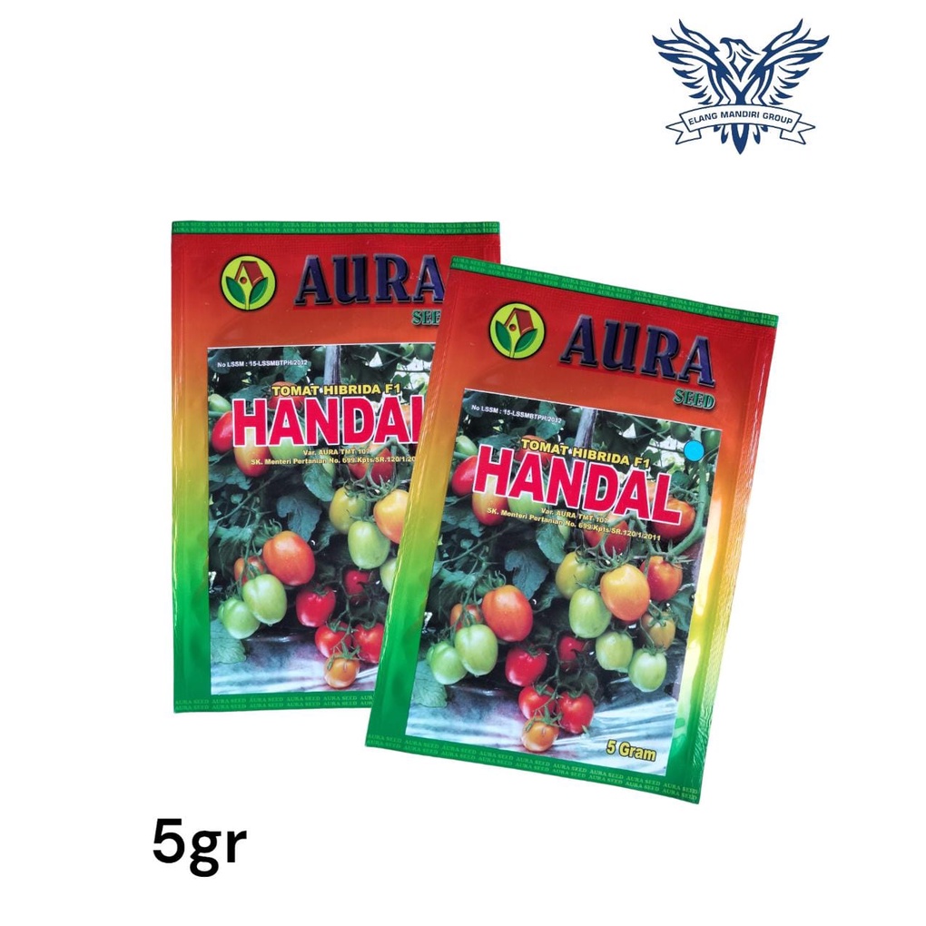 Benih Tomat HANDAL F1 5Gr Bibit Hibrida Varietas Unggul AURA TMT 107 Aura Seed SERVO F1