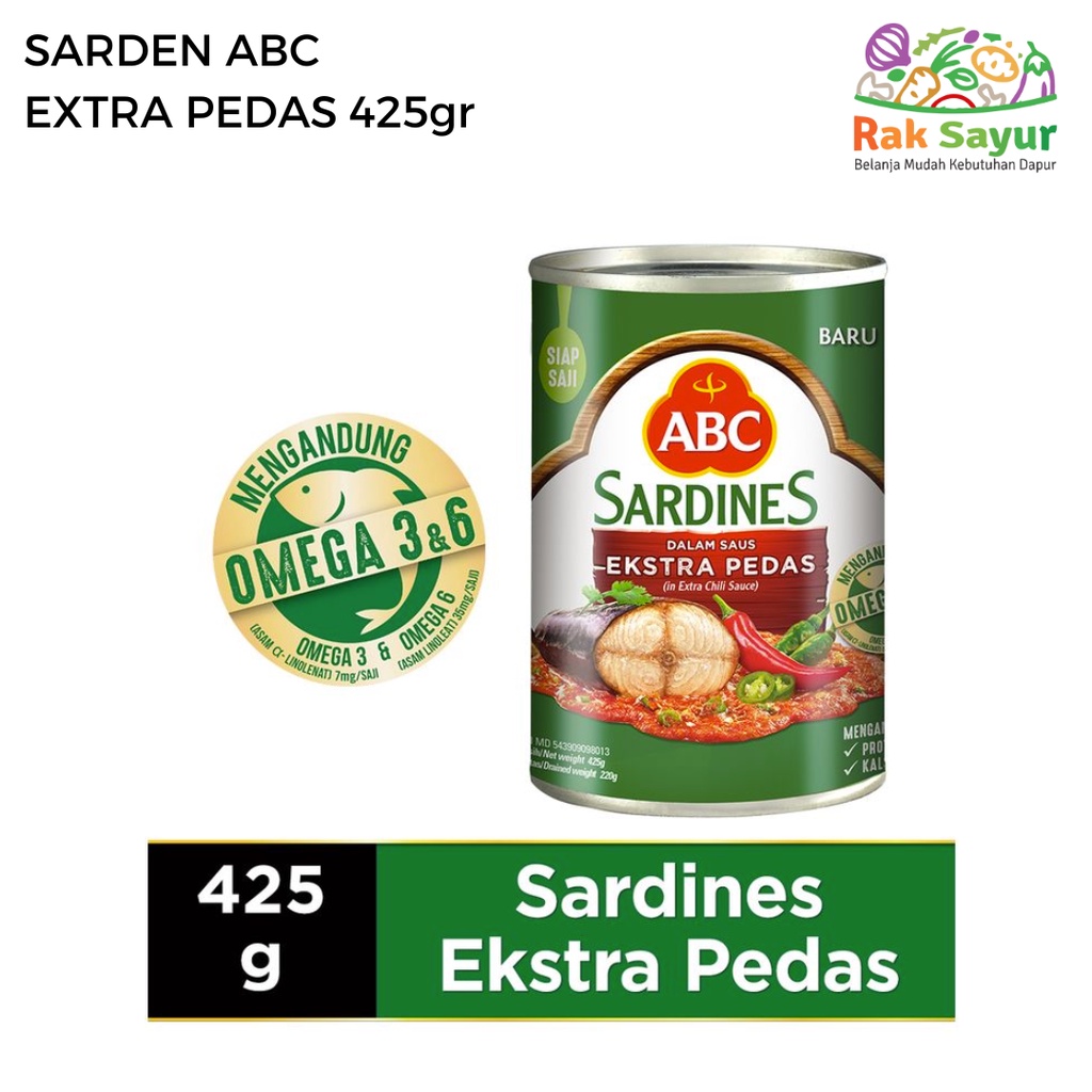 

Sarden ABC Extra Pedas 425gr Rak Sayur Pasar Murah Online Padang