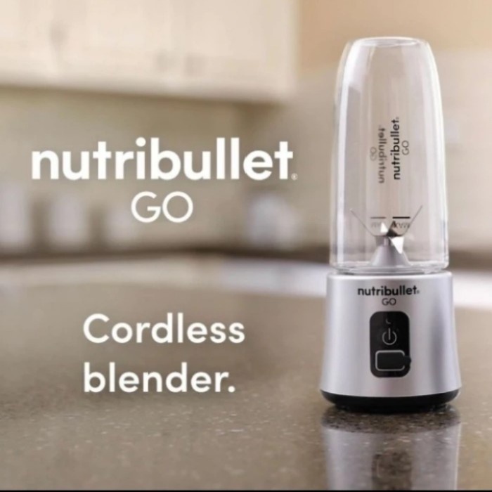 Nutribullet Go silver