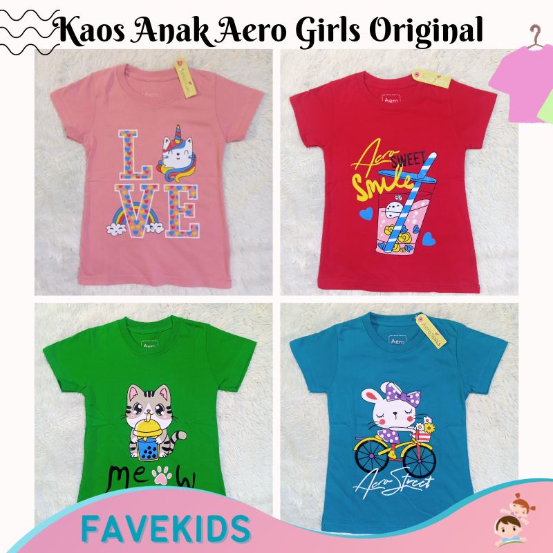 Kaos Lengan Pendek Aero Girls