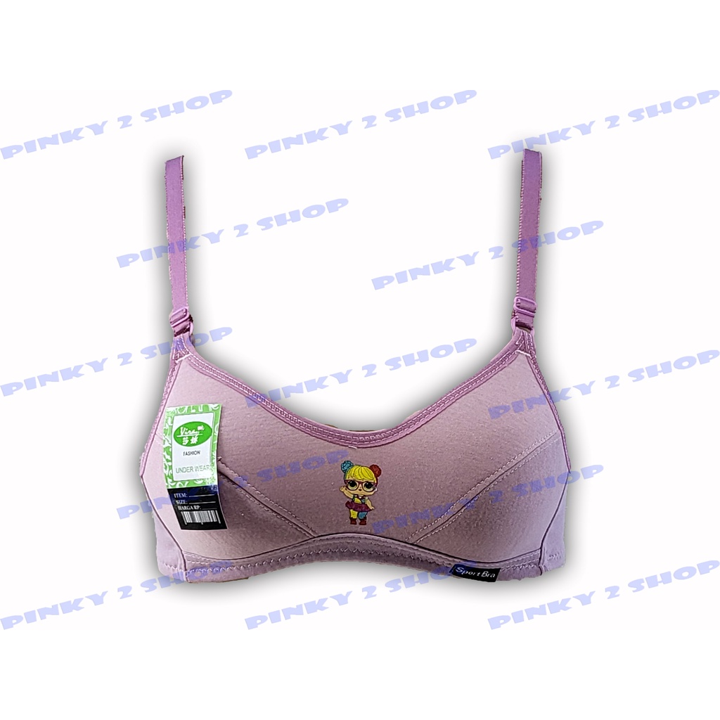 SPORTBRA REMAJA BH ABG POLOS TANPA BUSA SIZE 34 - 38