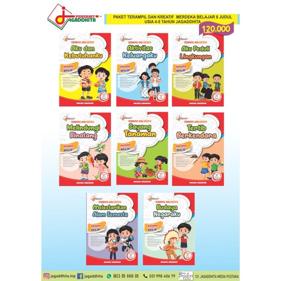 BUKU PAKET TK A DAN TK B KURIKULUM MERDEKA