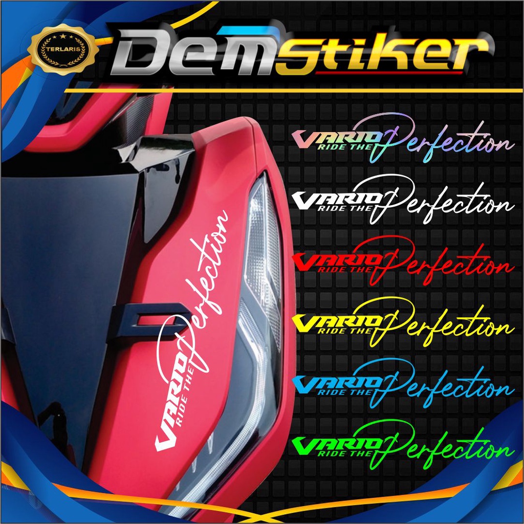 STIKER CUTING VARIO PERFECTION STIKER MOTOR KEREN