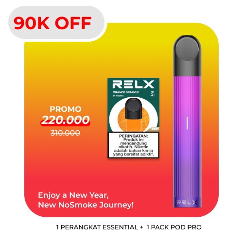 RELX Bundle Essential Neon Purple Device and Pods