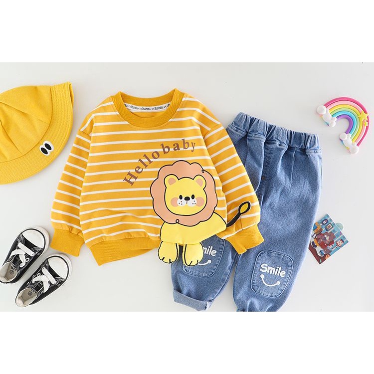 Setelan Anak Import Baju Anak Couple Set MILO 3d