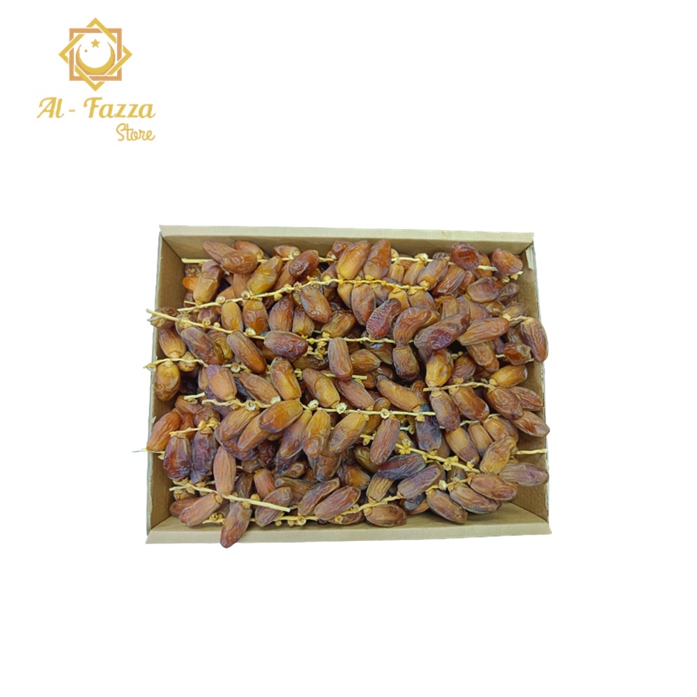 Kurma Tunisia Tangkai 1 kg - Deglet Nour Palm Fruit Organic Dates