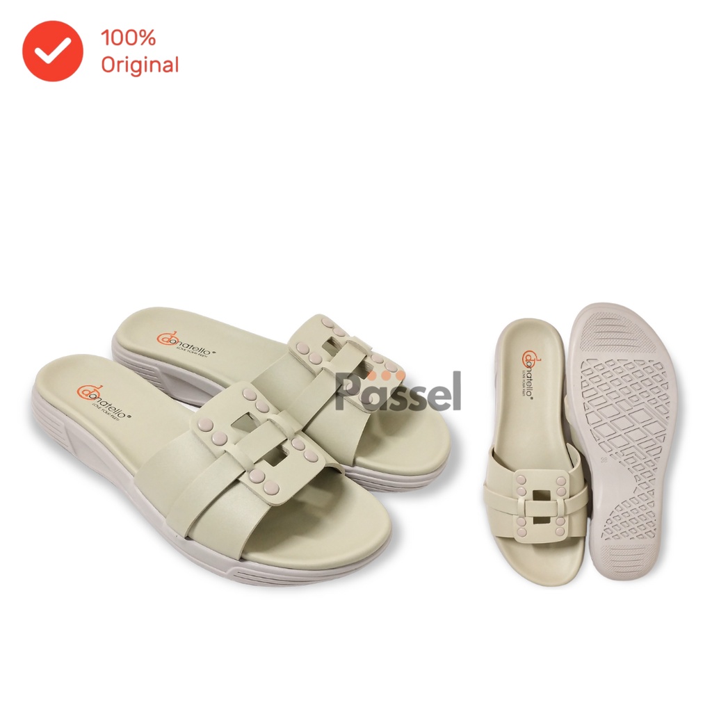 Donatello Sz. 36-40 Sandal Slip On Wanita Kasual | RI613101/ RI613102