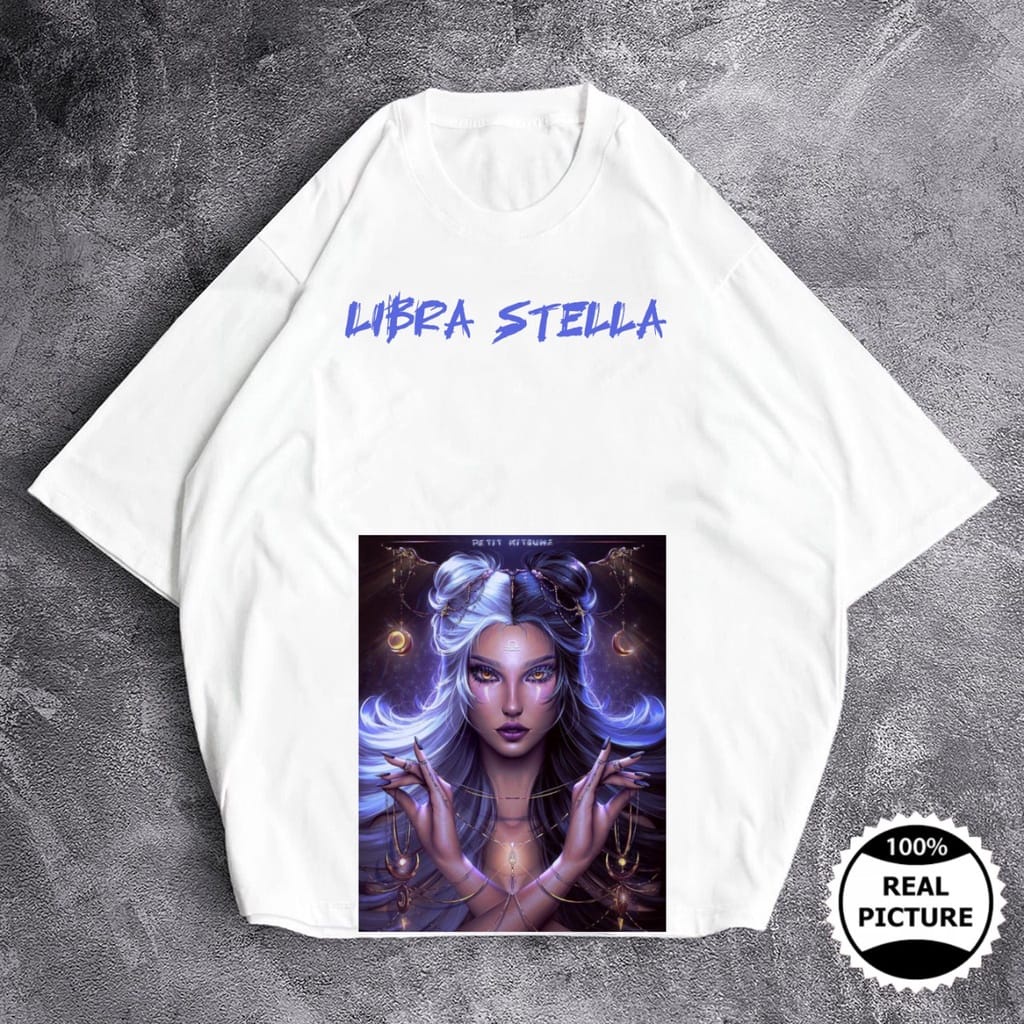 AFI - MC - Kaos Oversize Wanita Libra Stella (LD 106, P 55)