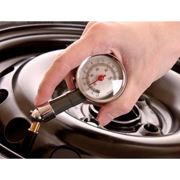 Alat Ukur Indikator Tekanan Angin Ban Tire Pressure Gauge 55 Psi