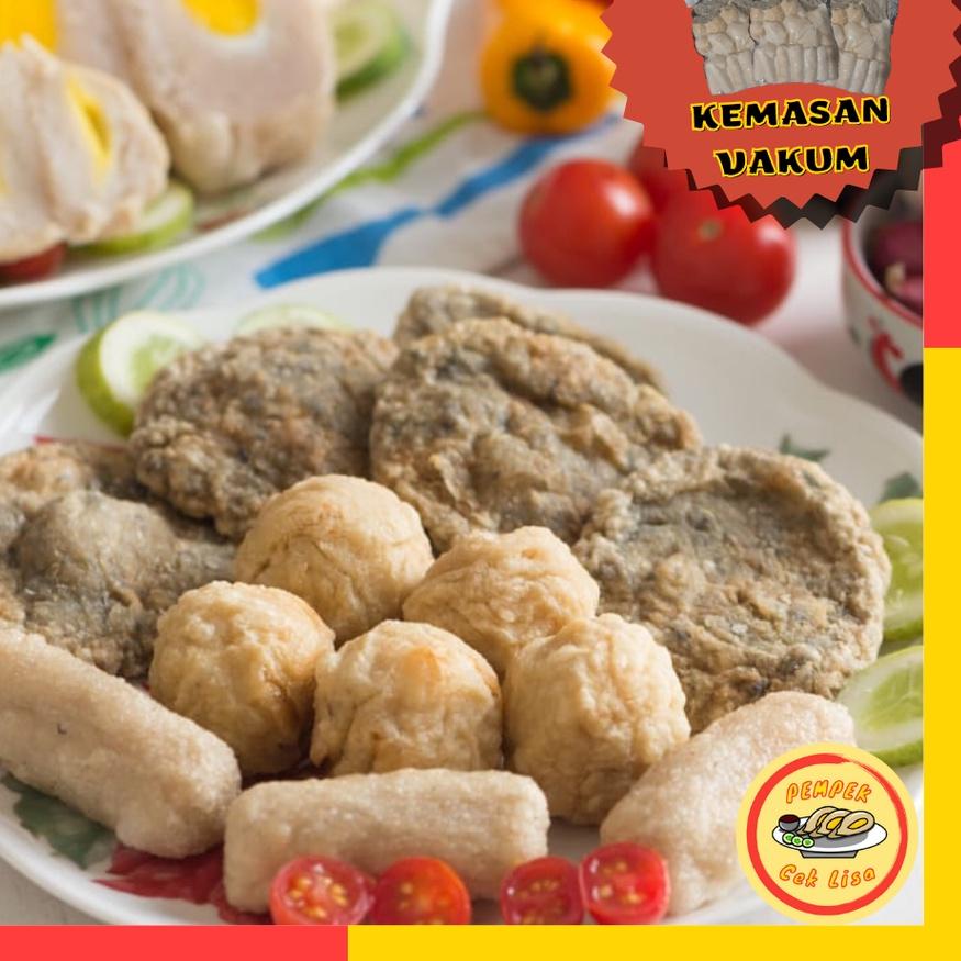 

➣ PEMPEK PALEMBANG KECIL PAKET CAMPUR ISI 30PCS + CUKO PEMPEK FROZEN MAKANAN BEKU FROZEN FOOD ✭