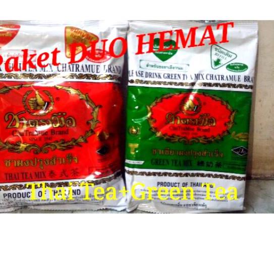 

♥ Paket Duo Hemat Thai Tea dan Green Tea ☛
