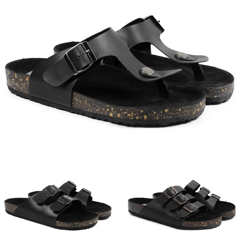 Sandal Pria Wanita Birken Gesper 1 2 3 / Sandal Puyuh Wanita / Sandal Slop Pria Wanita