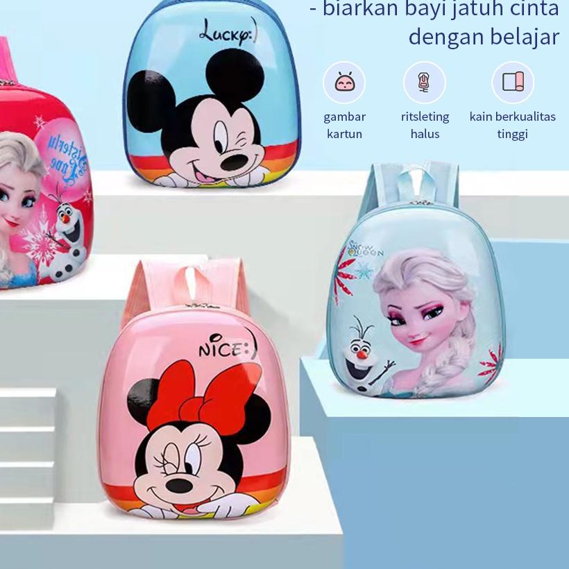 ♠ Tas Sekolah Anak-Anak Tas Ransel Telur Anak Karakter Tas Anak Frozen Tas Sekolah Tk Pendidikan Dis