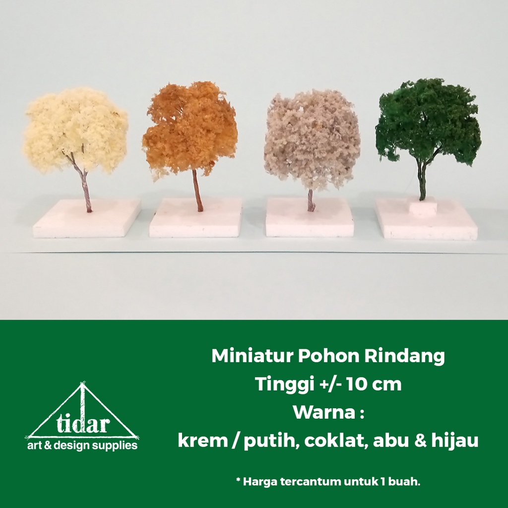 

[MR] HR - Miniatur Pohon Cabang 10 CM - Tanaman Rindang - Maket Beringin