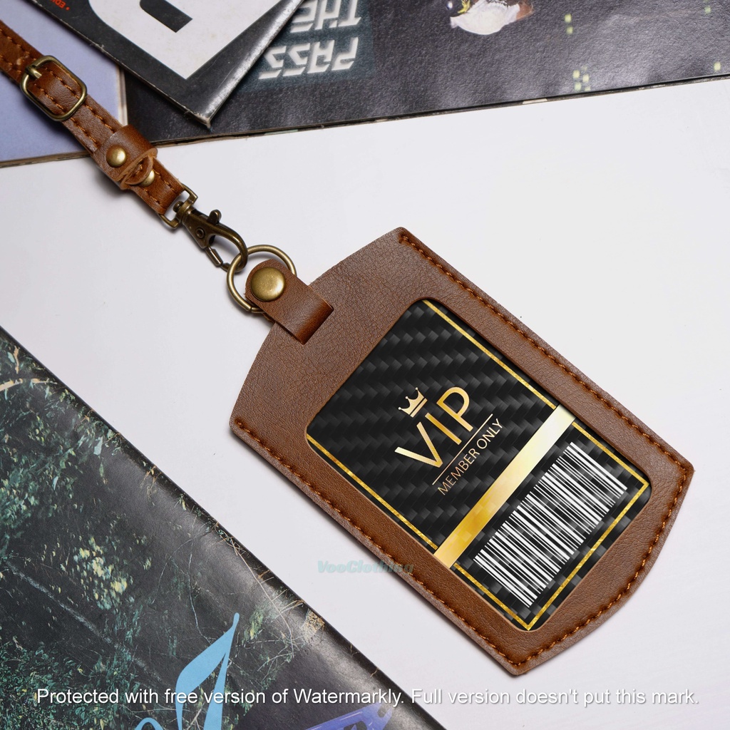 Lanyard Id Card Kulit Custom Id Card Lanyard Holder Case Id Card Kulit Id Card Holder Lanyard