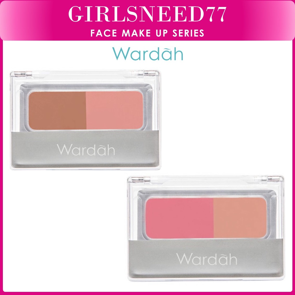 Wardah Blush On 4 g - 2 Warna Intense Dengan Hasil Natural GIRLSNEED77