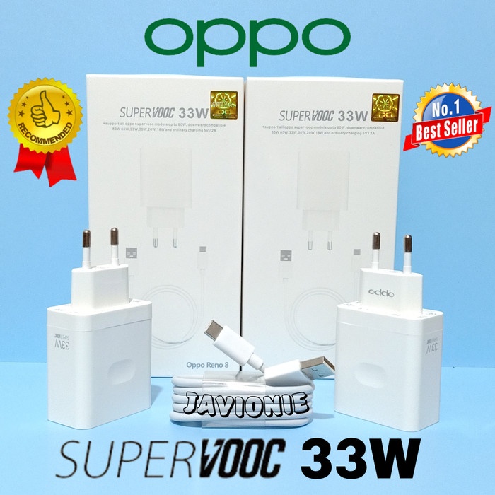 Charger Charger Oppo A57 A74 A76 A77S A95 A96 Original Super Vooc 33W Type C