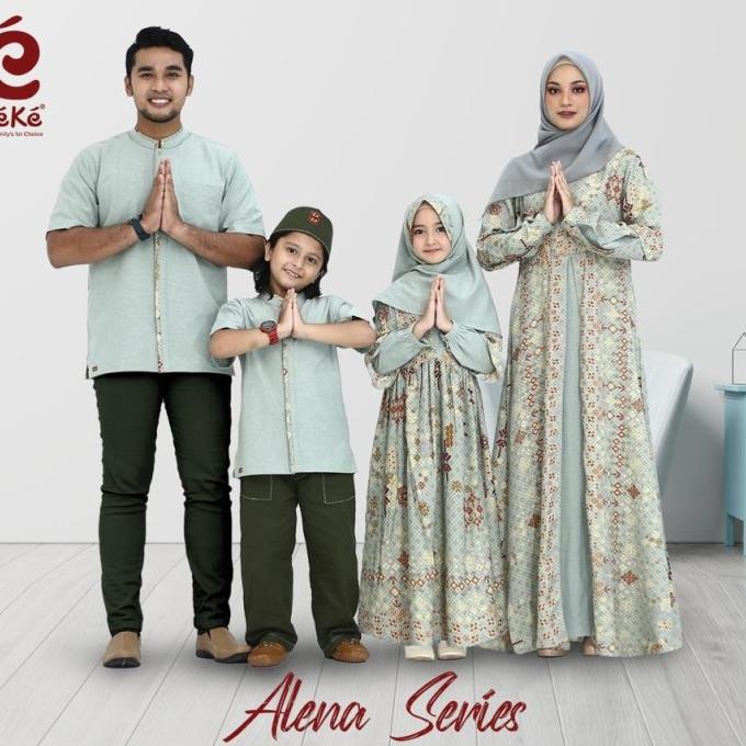 Sarimbit keke alena seri sage green terbaru