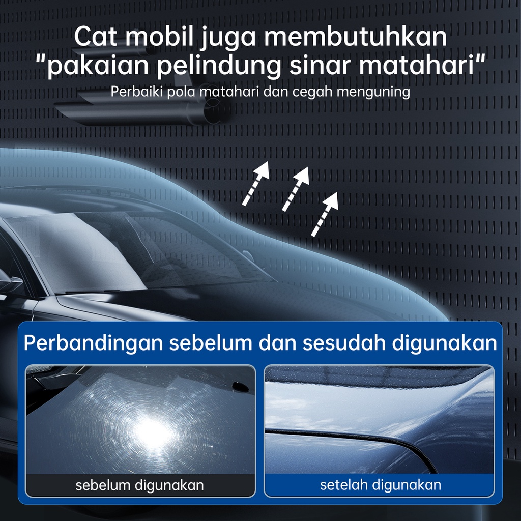 GLODWAY Glacier Crystal Shield Poles Otomotif / Premium Glass Polish / Pembersih Kaca Mobil / Pelumas Lapisan Cat Mobil / Pengkilap Bodi Mobil dan Motor