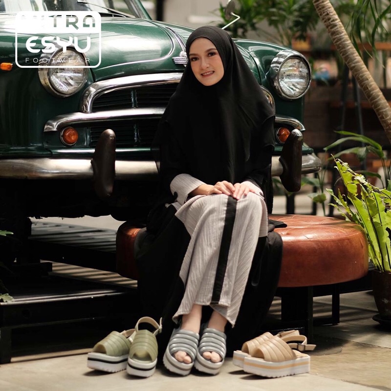 SANDAL PEREMPUAN MUSLIMAH SANDAL CANTIK SANDAL LUCU SANDAL WEDGES SEPATU SANDAL PEREMPUAN SEPATU SAN