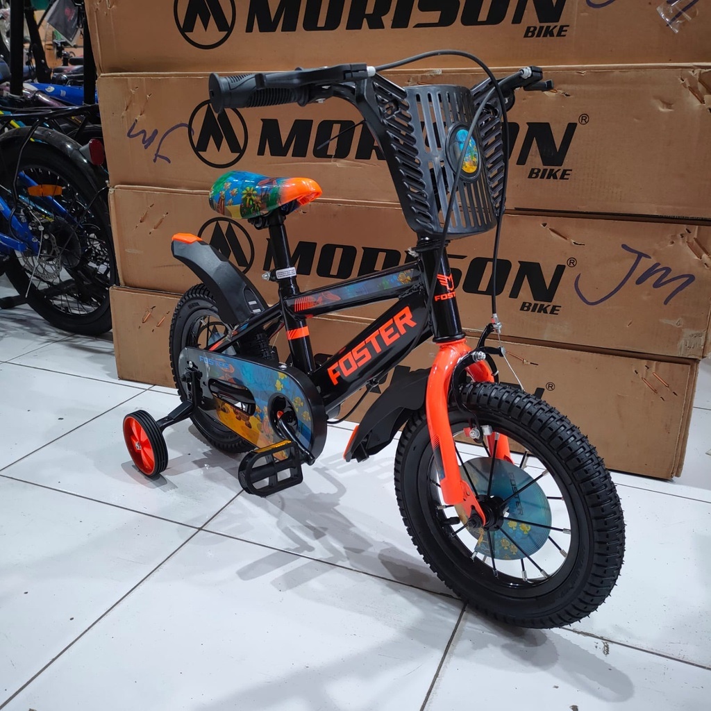 Sepeda Anak Cowok Bmx Ukuran 16 inch Foster Ban Pompa