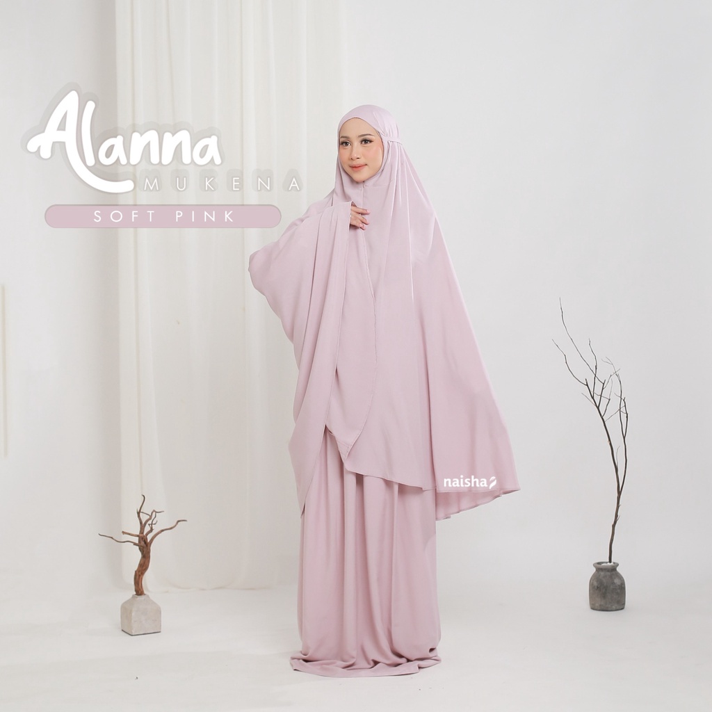 Allana Mukena - Giter Store - Mukena Katun Rayon 2in1 by Naisha