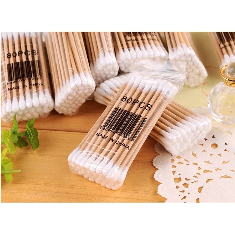 RBK Cotton Bud Buds Isi 30pcs Cotton Swaps Pembersih Telinga